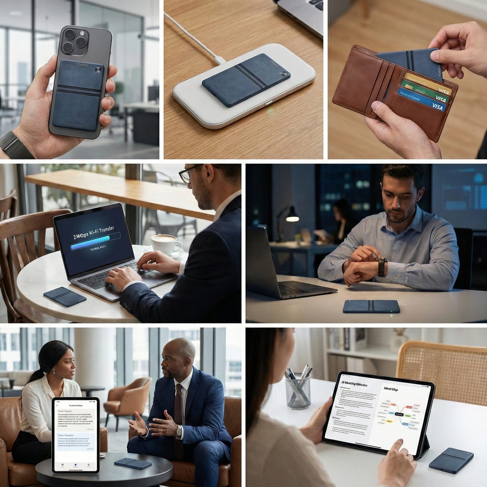 TENIROX Card-Shaped AI Voice Recorder Used in Many usage Scenarios, BLUE,Suitable for different requirements, Strictly for Legal Use, Protect Privacy